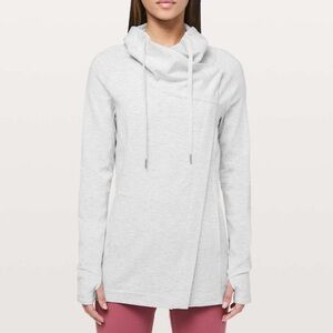 Lululemon Coast Easy Wrap Heathered Core Ultra Light Grey size 4